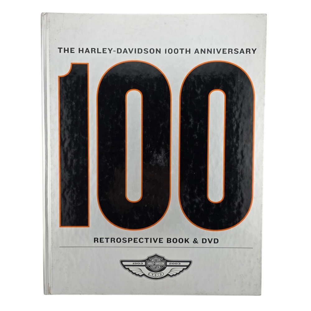 Harley-Davidson 100th Anniversary Retrospective Hardcover‎ Book DVD 2003